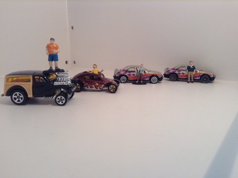 HW Foreign; the Peugeot and the far end has messed up wheels; I’ll include a wheel donor for free.